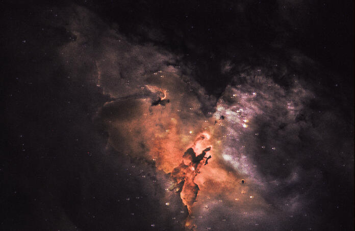 Alternate view of the Eagle Nebula
