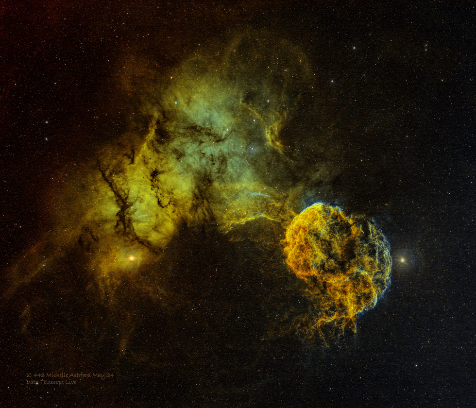 IC 443, Jellyfish Nebula