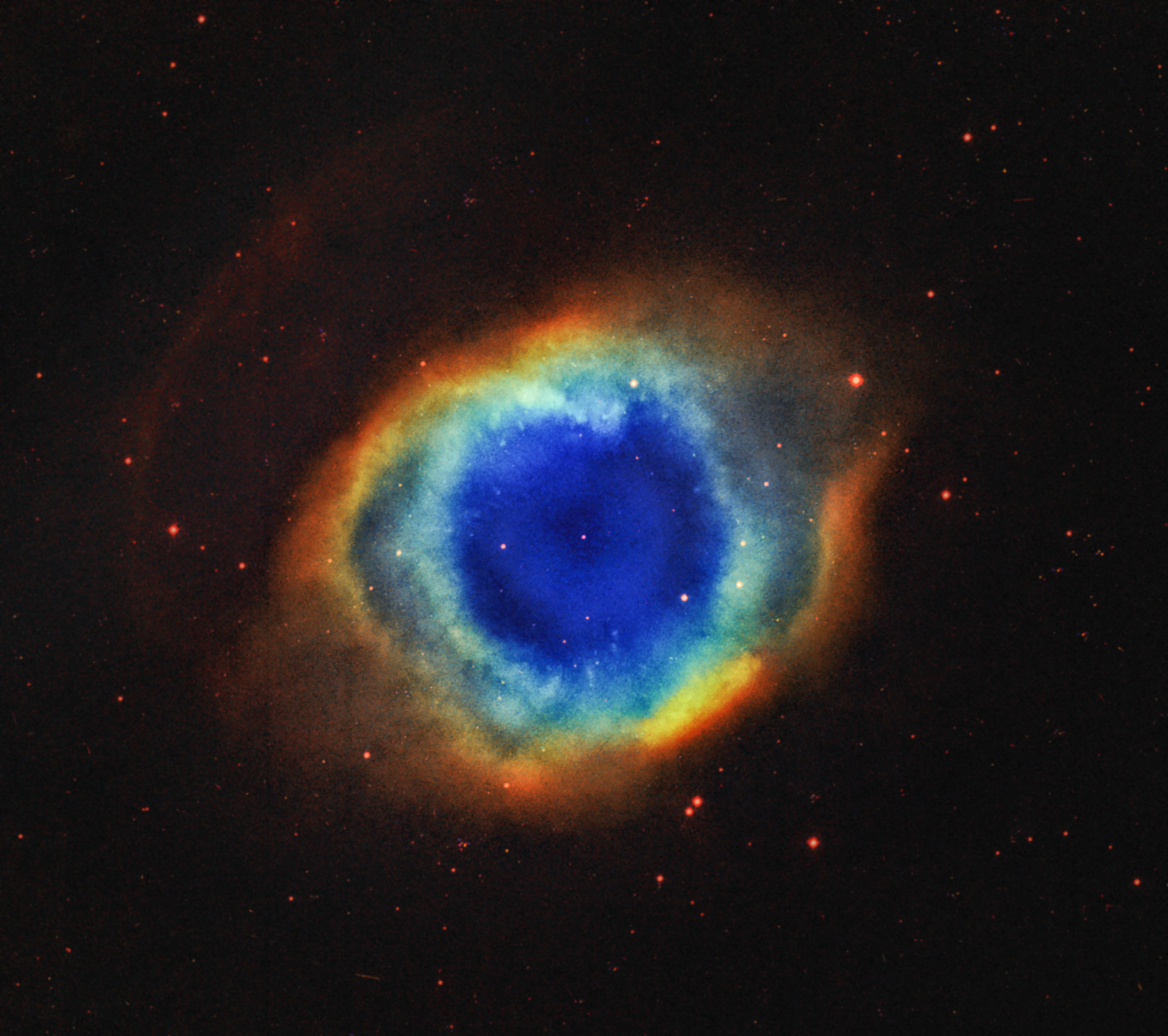 hubble space telescope in eye