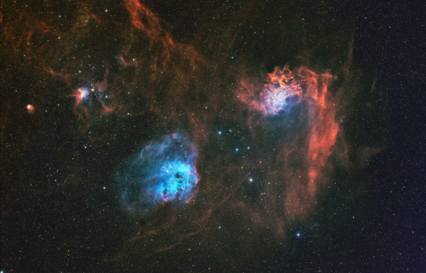 Auriga Nebula (IC405 and IC410)