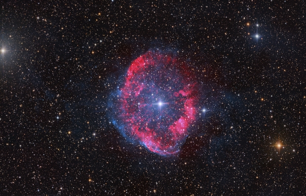 RCW58 & WR40 (LRGB & HOO) nebula