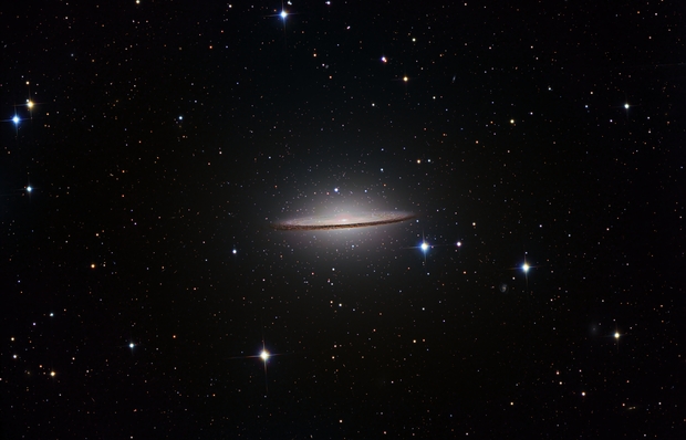 M104 Sombrero Edge-on Peculiar Galaxy