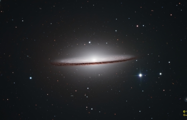 My first processed image! M104