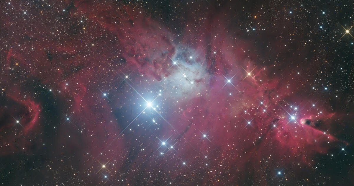 Cone Nebula RGB | Telescope Live