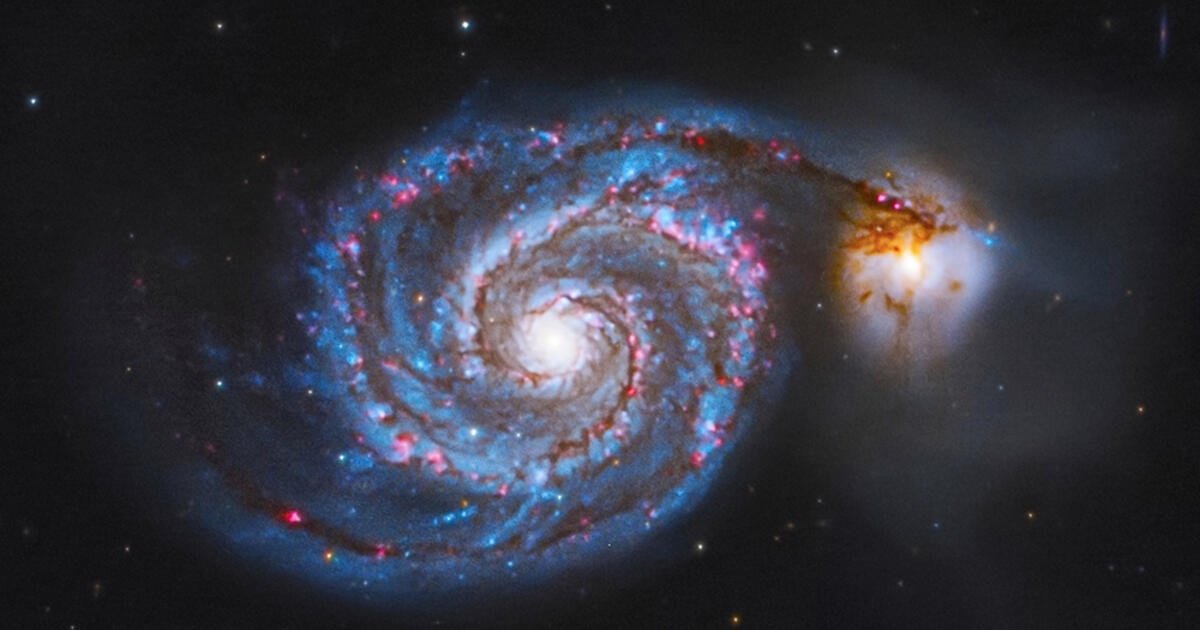 M51 The Whirlpool Galaxy Telescope Live