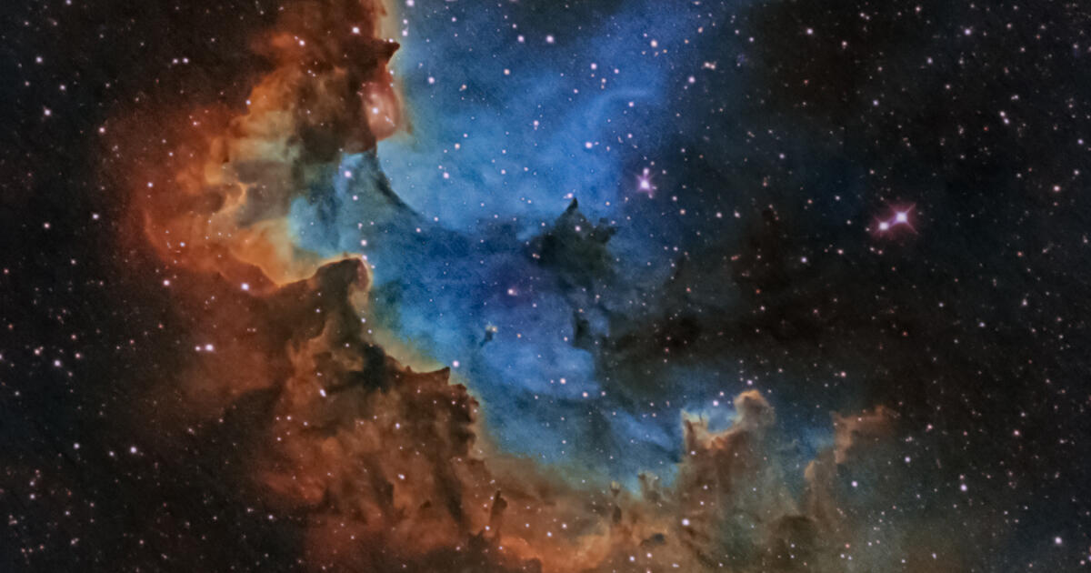 NGC 7380 - The Wizard Nebula | Telescope Live