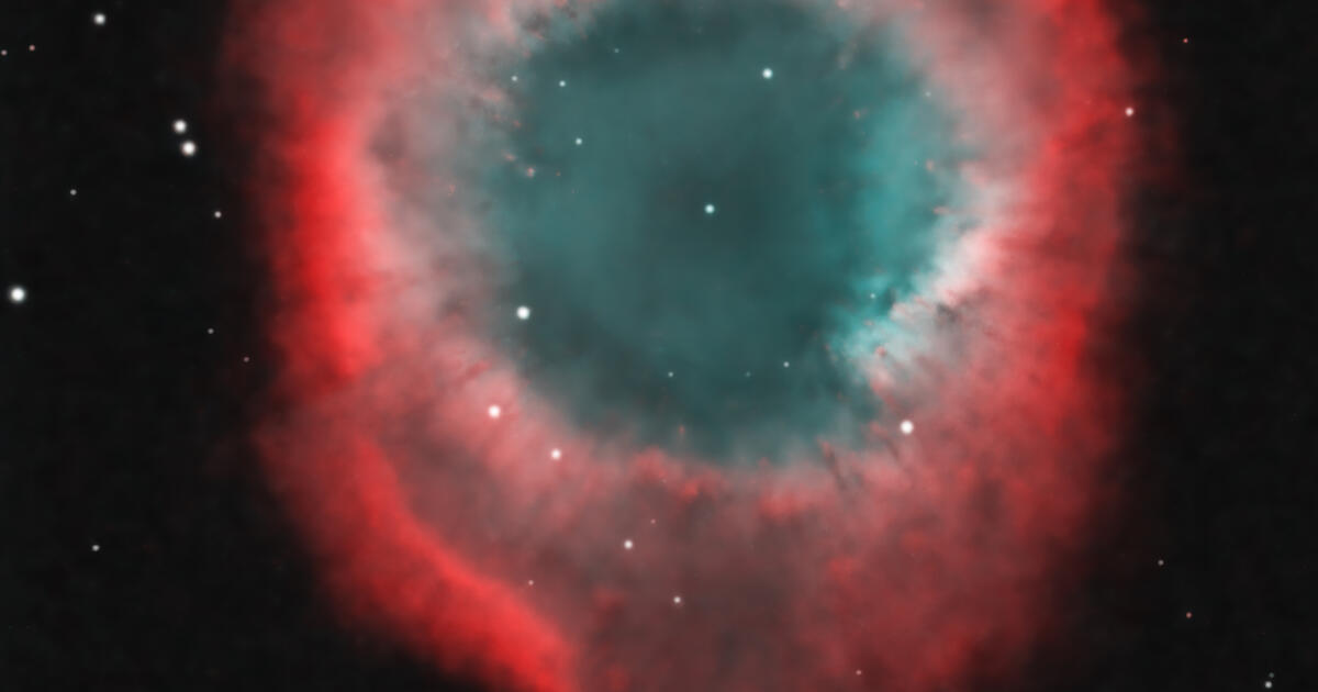 The Helix Nebula_HOO | Telescope Live