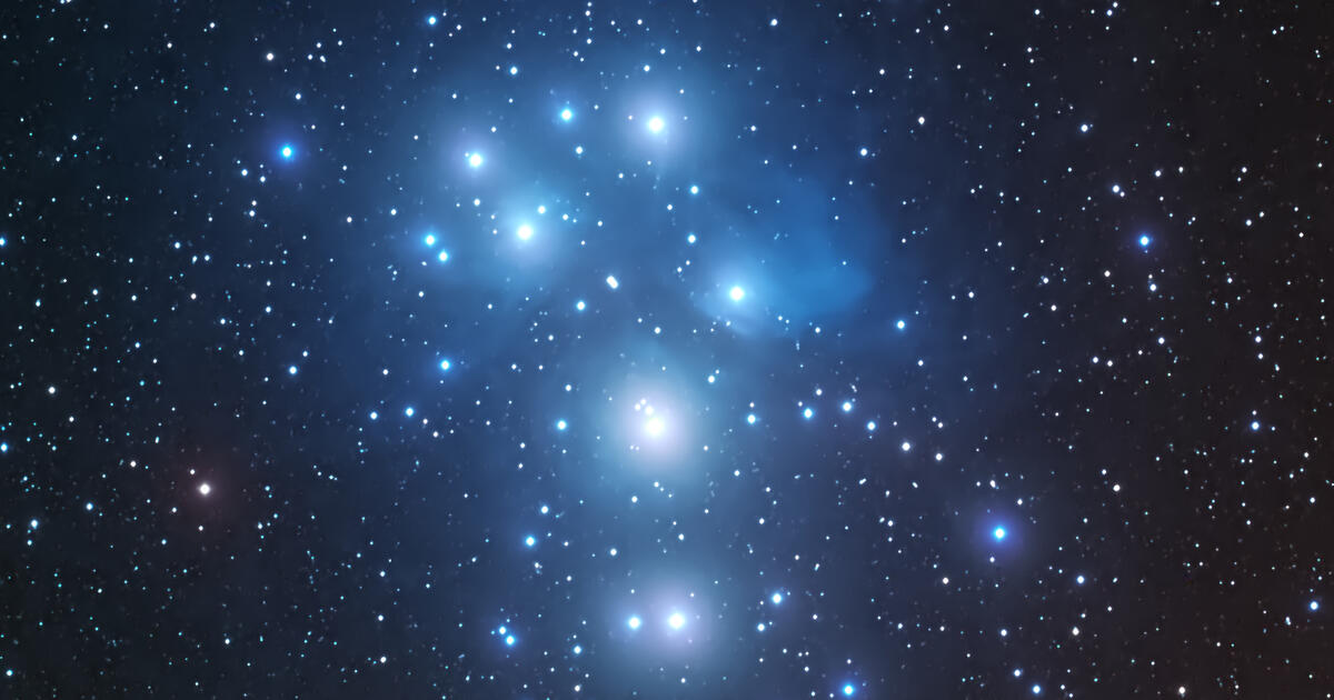 pleiades star cluster wallpaper