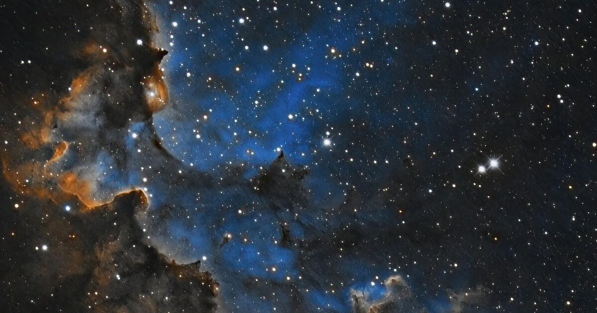 NGC 7380 - Wizard Nebula | Telescope Live