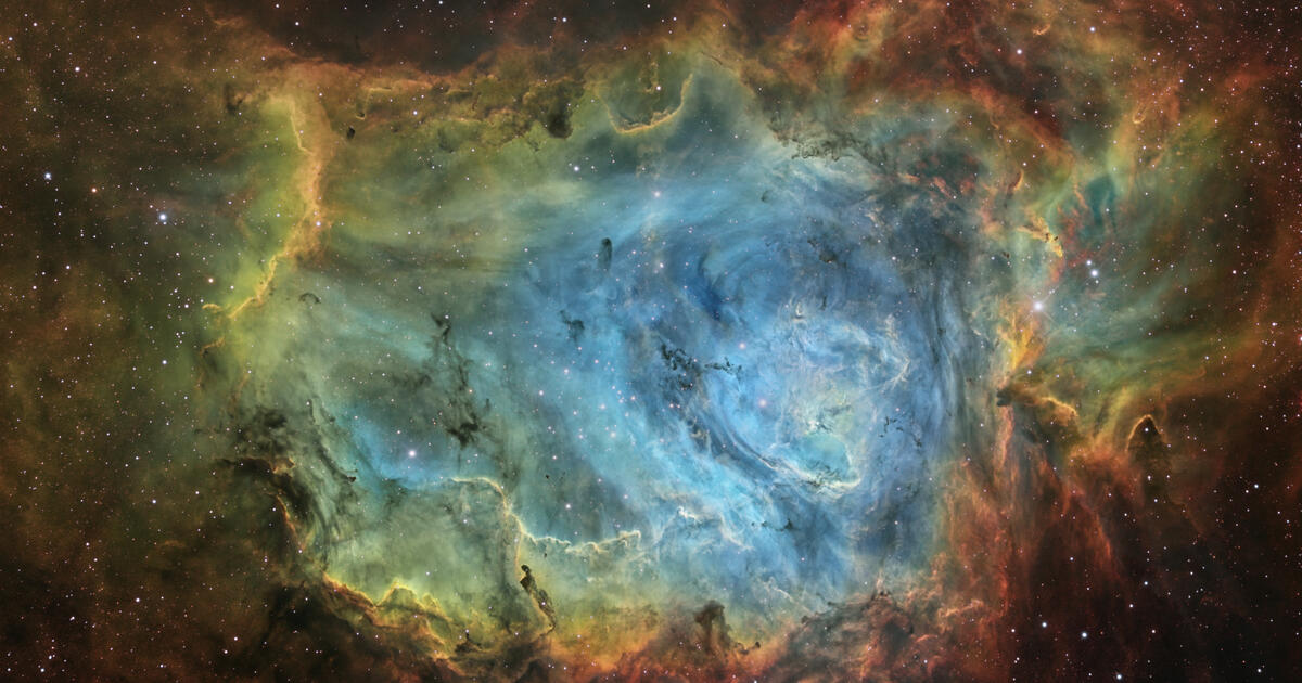 M8 Lagoon Nebula Narrowband | Telescope Live