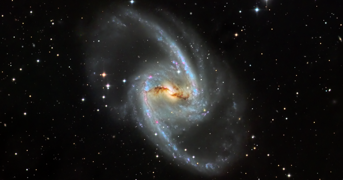 NGC 1365 Great Barred Spiral Galaxy Telescope Live