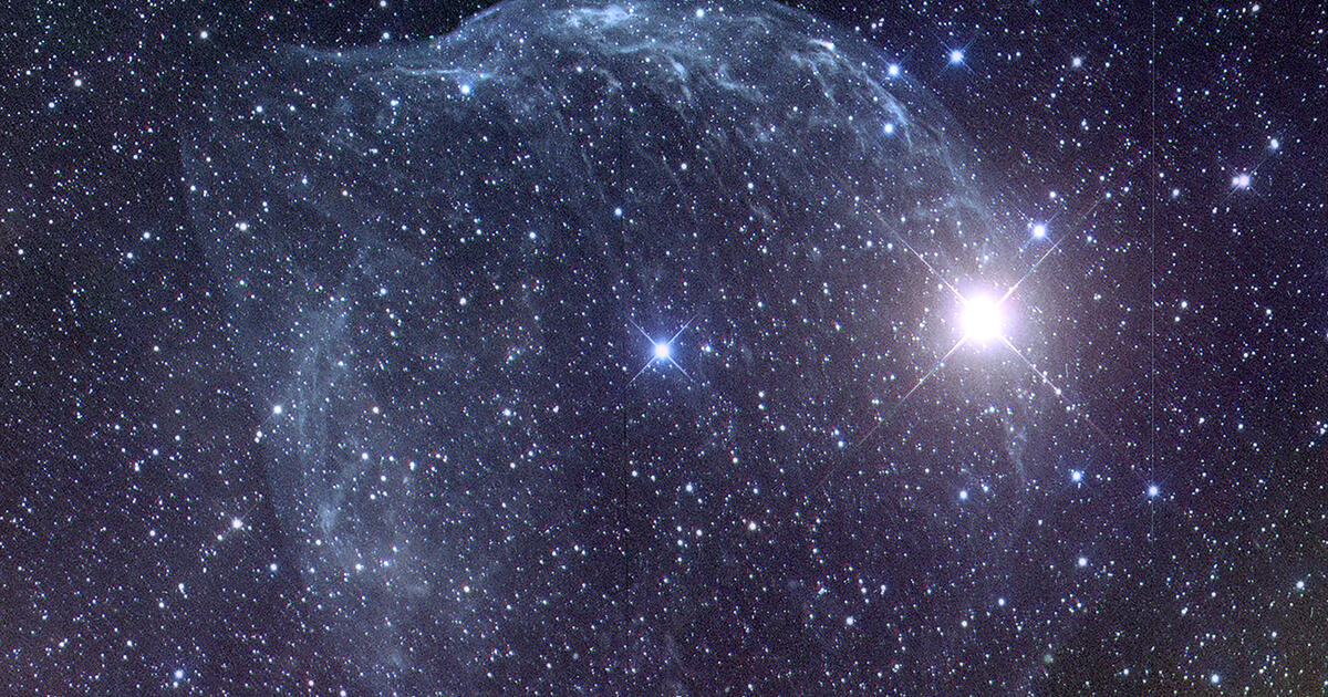 Sh2-308 the Dolphin Nebula and EZ CMa