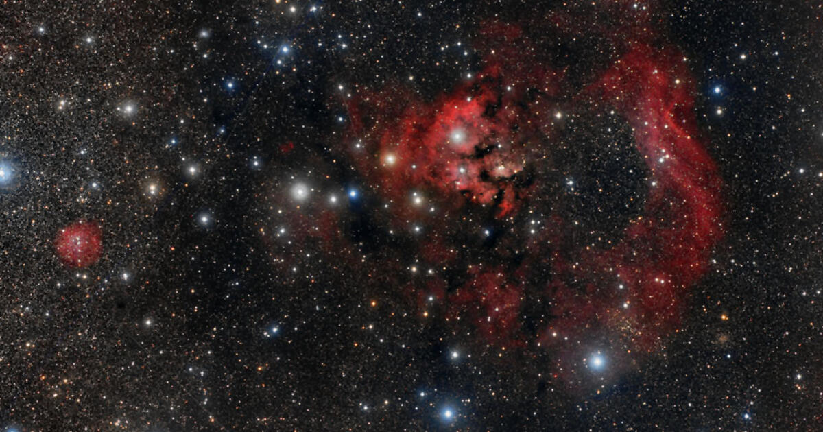 NGC 7822 LRGB | Telescope Live