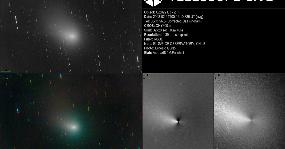 Comet C/2022 E3 (ZTF) | Telescope Live