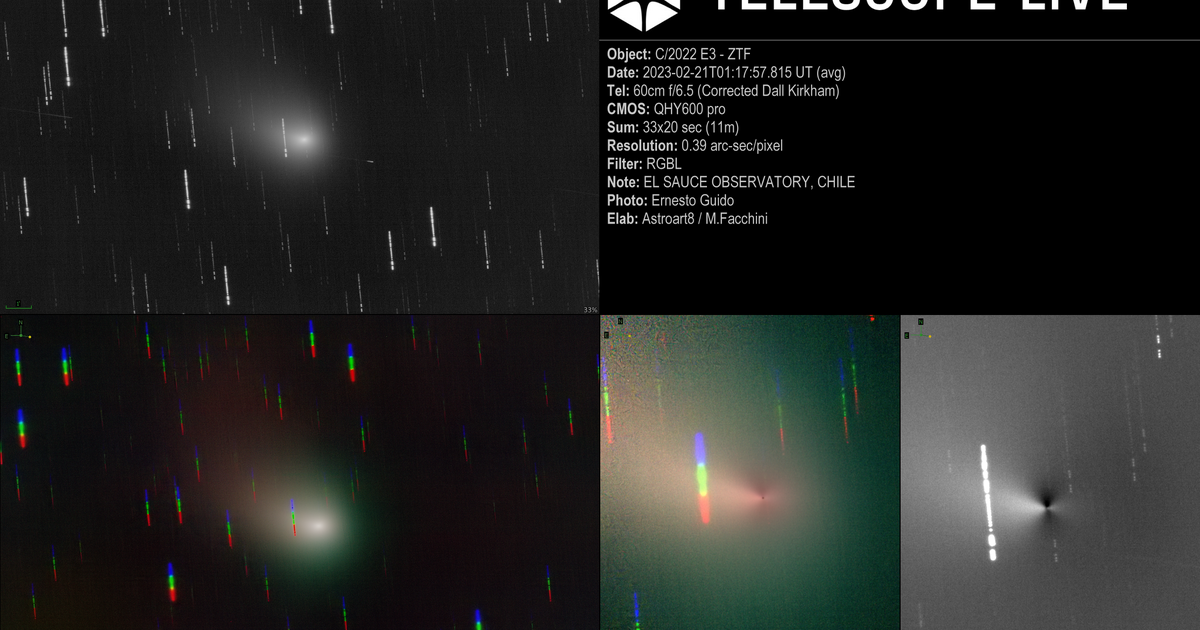 COMET C/2022 E3 (ZTF) | Telescope Live