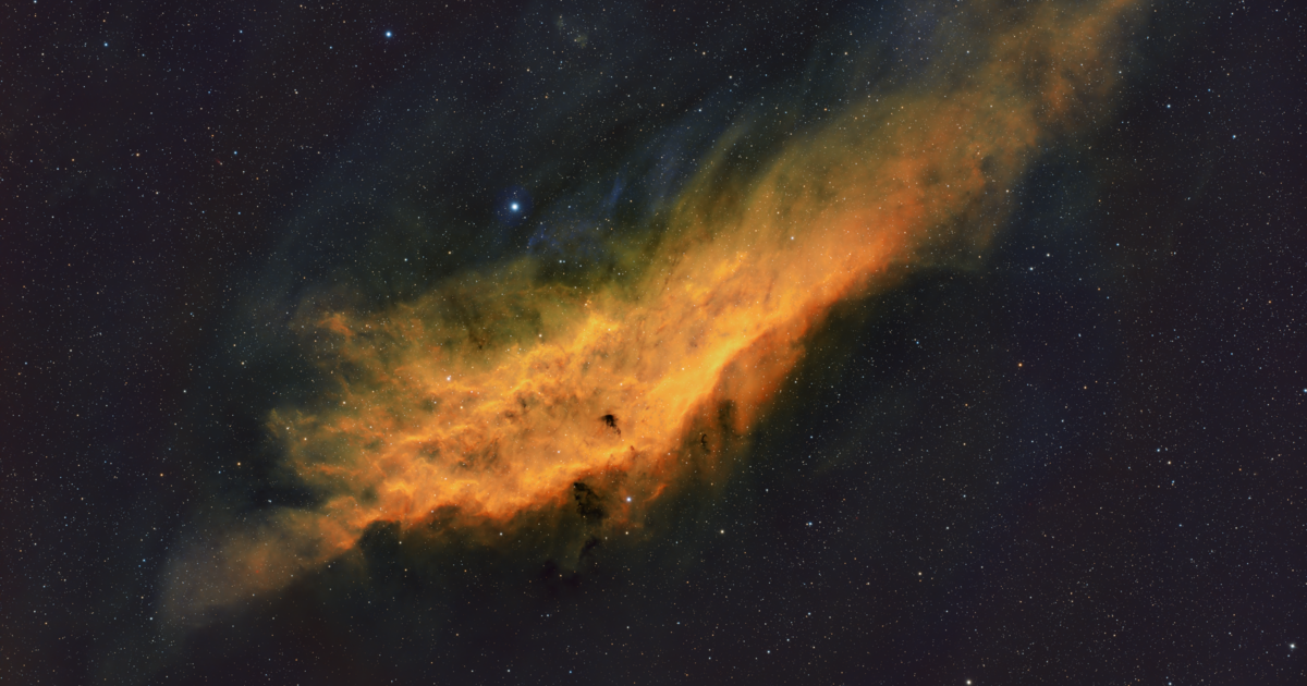 NGC 1499 California Nebula in SHO | Telescope Live