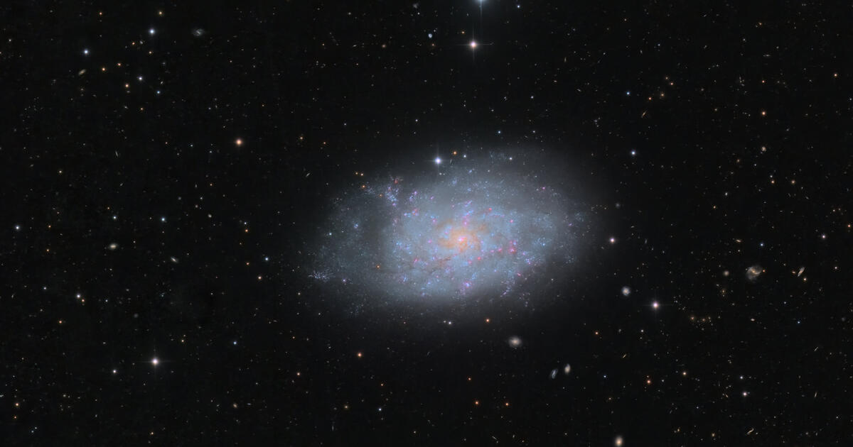 NGC7793 flocculent spiral galaxy | Telescope Live