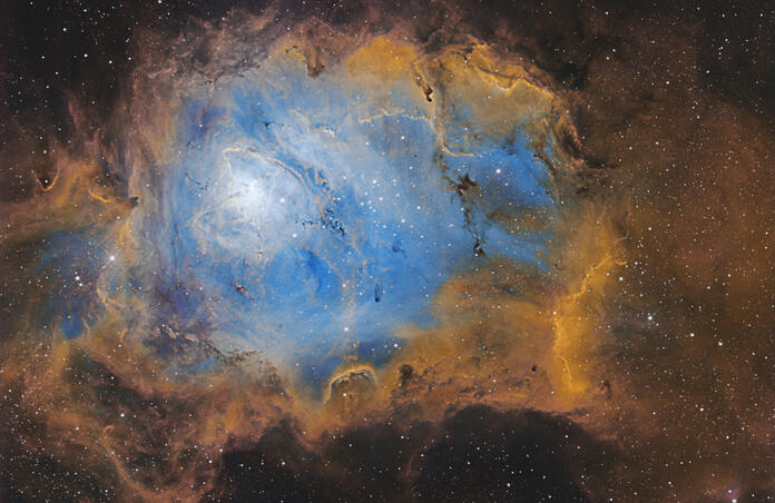 NGC6523 Lagoon Nebula