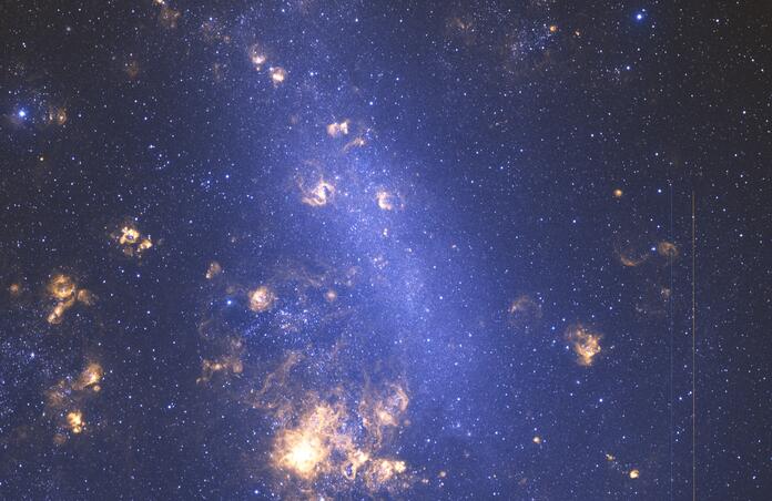 The Starry Night - Large Magellanic Cloud (After Vincent van Gogh)