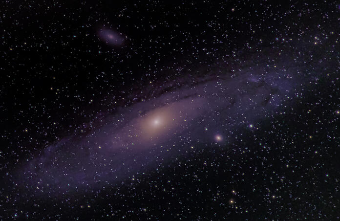 Andromeda Galaxy - Pentax K1ii and DA*300mm lens on Astrotrac Tracker