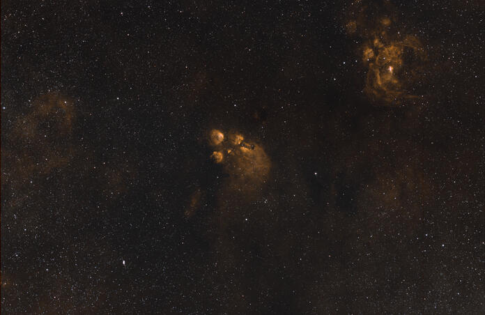Widefield Cat's Paw Nebula