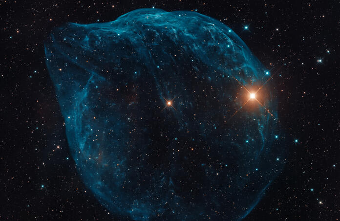 The blue Dolphin Nebula