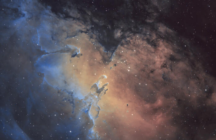 M16 Eagle Nebula SHO (somehow)