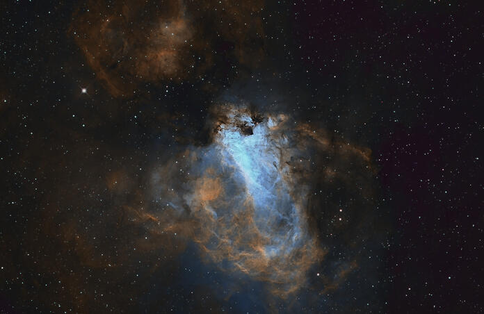 M17 - My first Hubble palette image