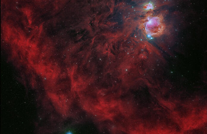 Mosaic 1 of The constellation of Orion