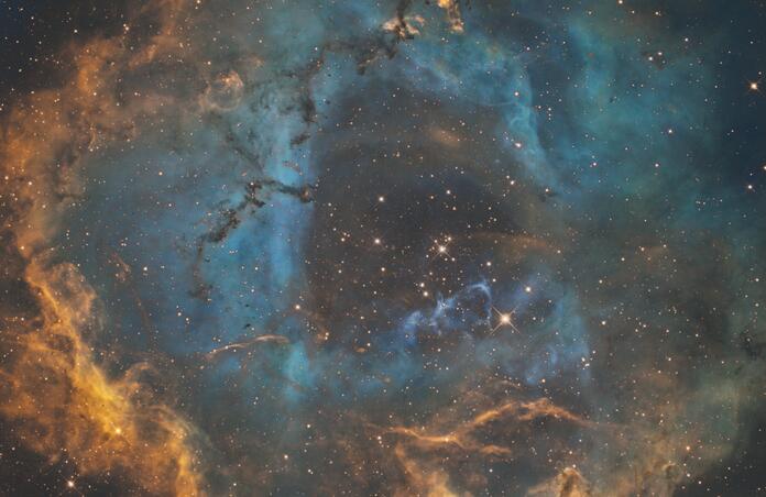 Super quick  and dirty SHO Rosette Nebula