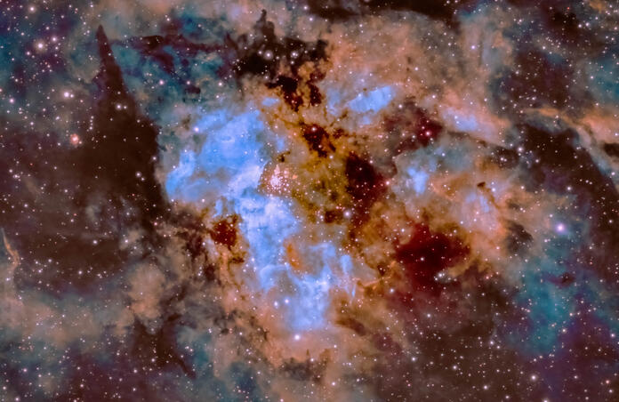 NGC 3603 - SHO _ Pro Data Set