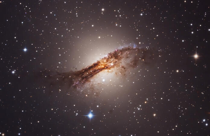 Centaurus A from One-Click Observation