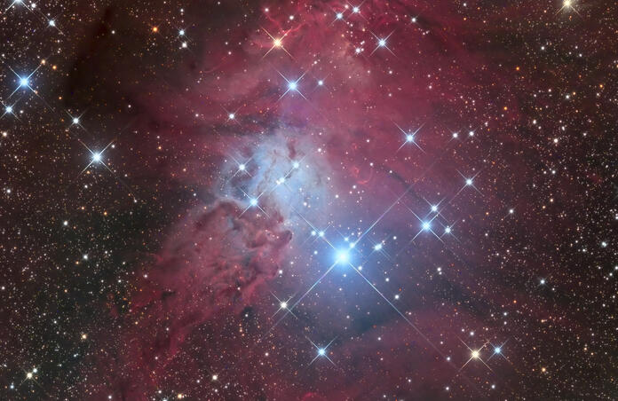 Cone Nebula & Christmas Tree Cluster (NGC 2264)