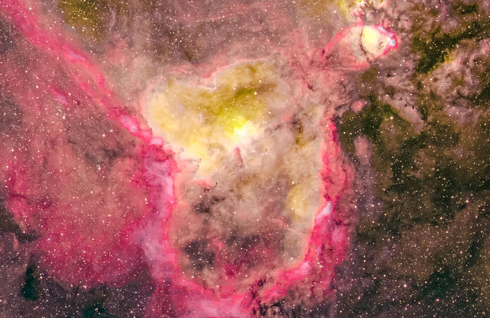 Happy Valentines Day - HOS Pink Heart Nebula