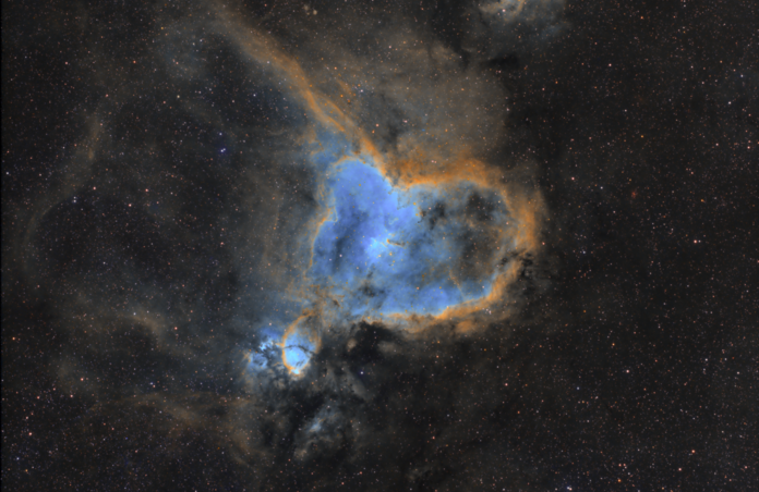 Heart Nebula in SHO