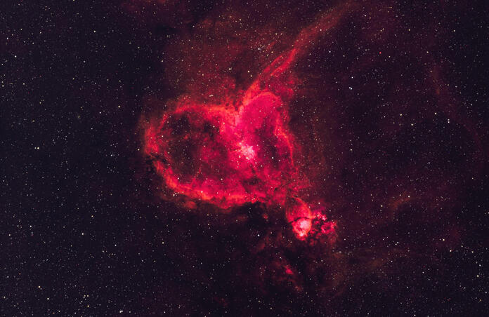 The Heart Nebula by StarVoyager Photography