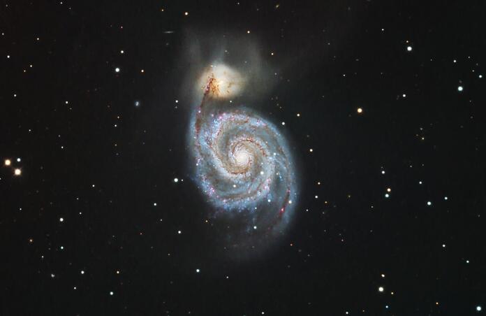  M51 - THE WHIRLPOOL GALAXY