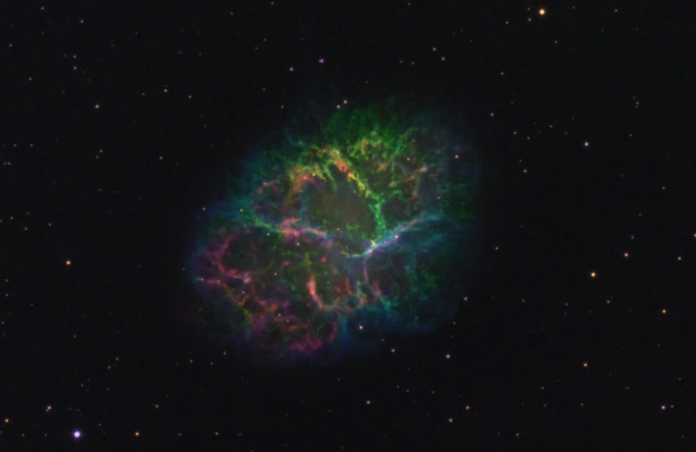 A Colourful Cosmic Crab