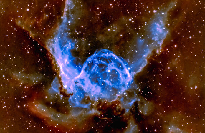 Thor's Helmet - NGC2359 - SHO - Pro Dataset
