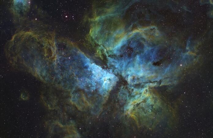 Carina Nebula in SHO 