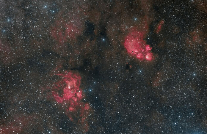 NGC 6334 and NGC 6357