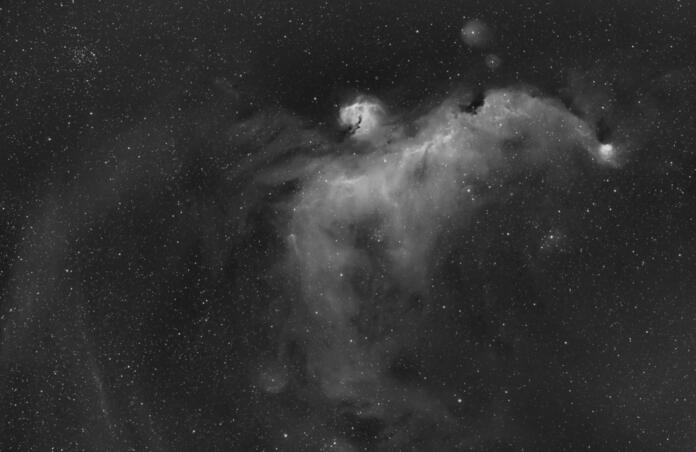 IC2177 - Seagull Nebula - 3 * 600 sec Ha