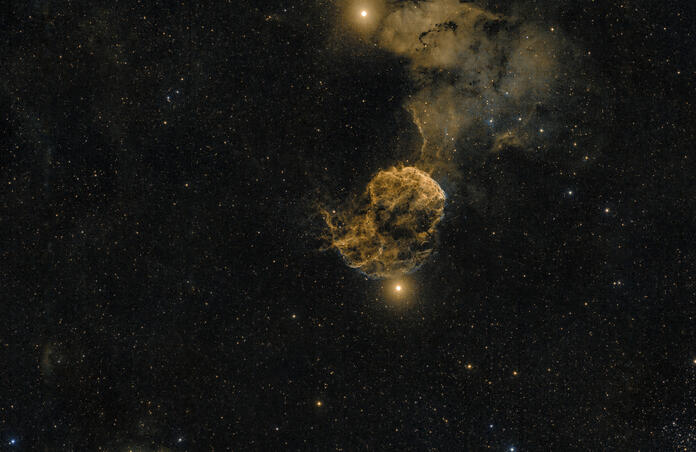 IC443 widefield image in SHO and HSO