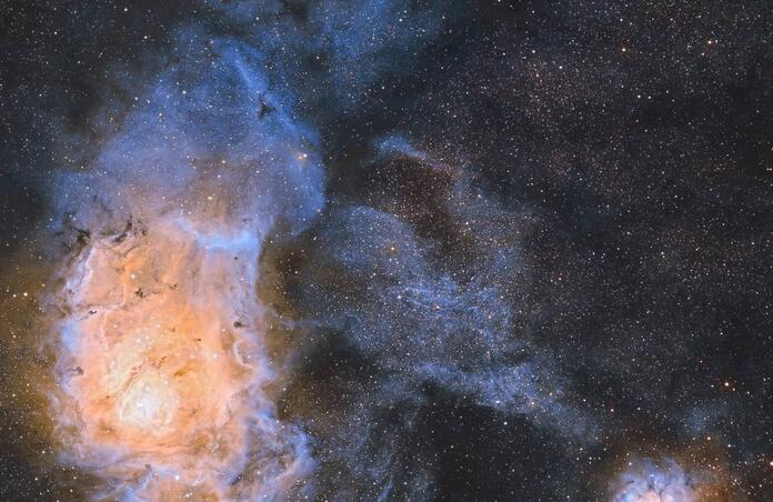M8/20 Lagoon and trifid nebulae
