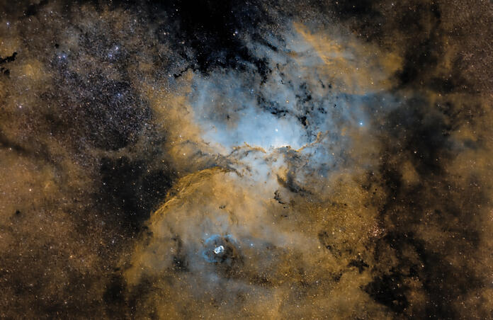 Widefield SHO-image NGC 6188