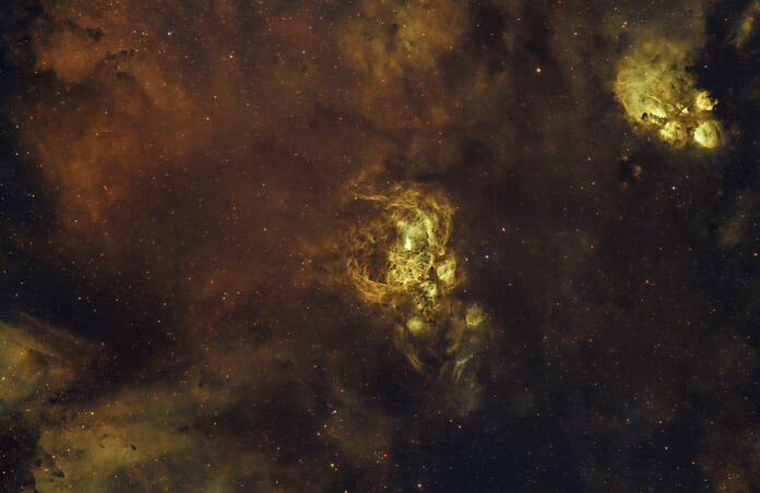 NGC 6357 and NGC 6334