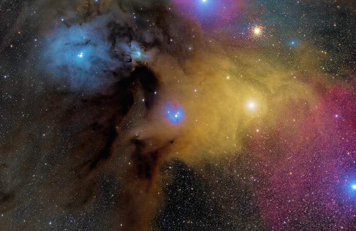 Rho Ophiuchi - Antares region