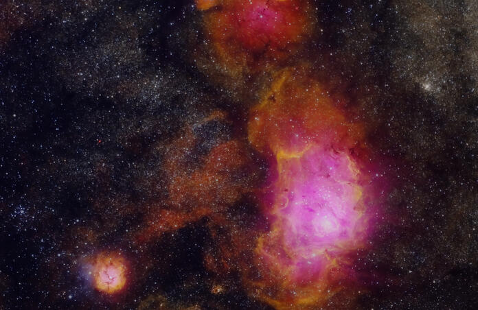 Trifid/Lagoon Nebulae
