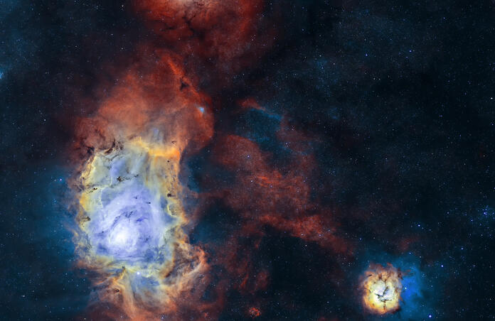 Lagoon Nebula  SHO