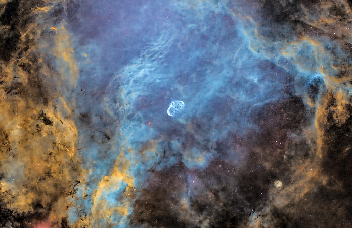 Widefield SHO-image NGC 6888